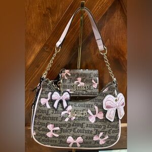 Juicy Couture Simply Sweet Shoulder Bag and Matching Wallet